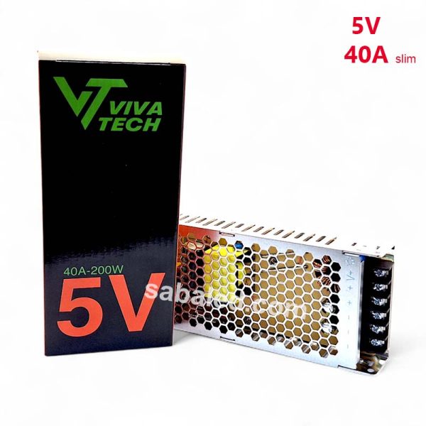 پاور سوئیچینگ slim 5 ولت 40 آمپر Viva Tech